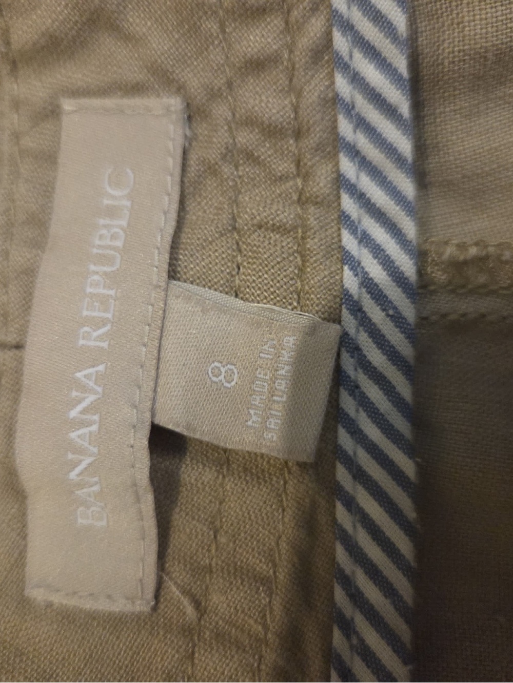 Banana Republic Women’s Khaki Straight-Leg Pants - Light Tan - Picture 3 of 6